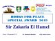 ZAKARIA EL HAMEL -  Director  of PACIFIST JOURNAL